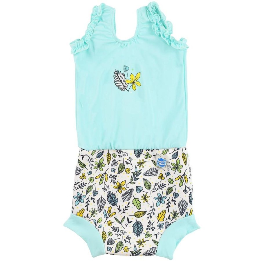 Baby Swimwear Water Babies Happy Nappy Costume | Fallen Leaves Happy Nappy Costume