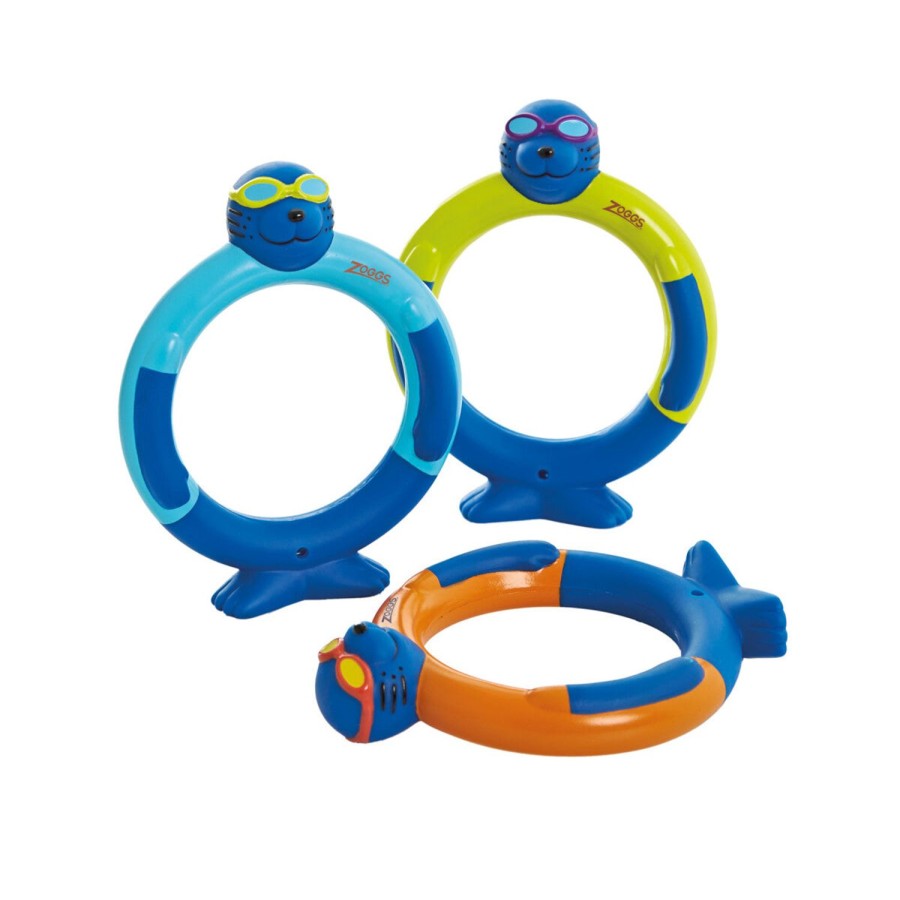 Bath & Pool Toys Water Babies | Zoggs Seal Dive Rings (Pack Of 3)