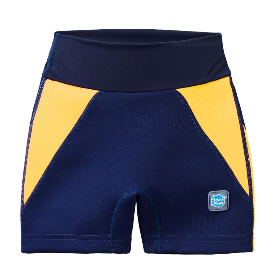 Toddler Swimwear Water Babies Splash Jammers | Navy & Yellow Splash Jammers