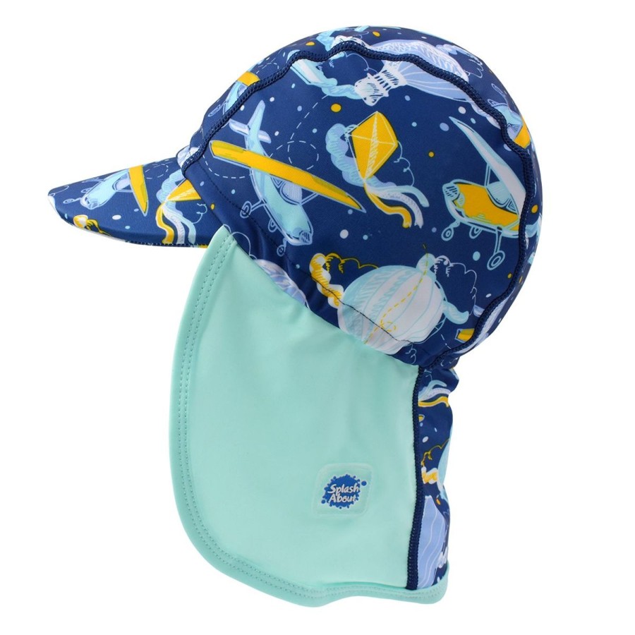 Baby Swimwear Water Babies Sun Hats | Up In The Air Blue Legionnaire Hat