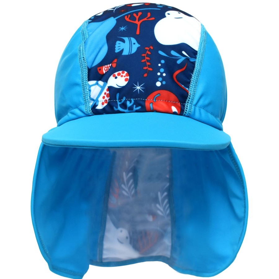 Baby Swimwear Water Babies Sun Hats | Under The Sea Legionnaire Hat