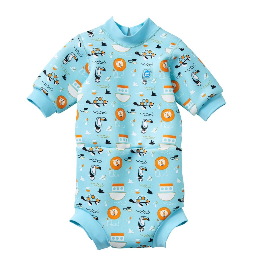 Baby Swimwear Water Babies Happy Nappy Wetsuit | Noah'S Ark Happy Nappy Wetsuit