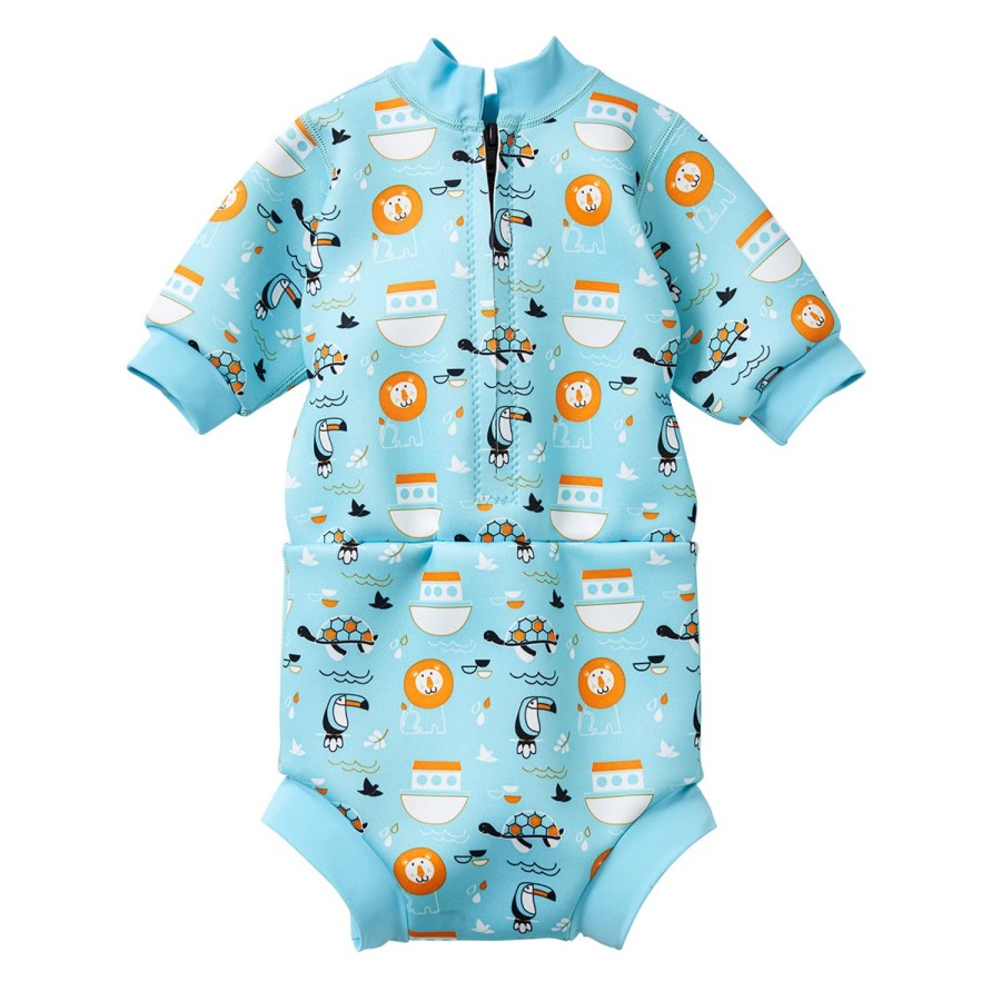 Baby Swimwear Water Babies Happy Nappy Wetsuit | Noah'S Ark Happy Nappy Wetsuit