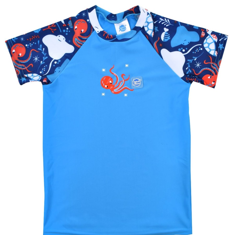 Toddler Swimwear Water Babies Rash Tops | Under The Sea Uv Short Sleeve Rash Top