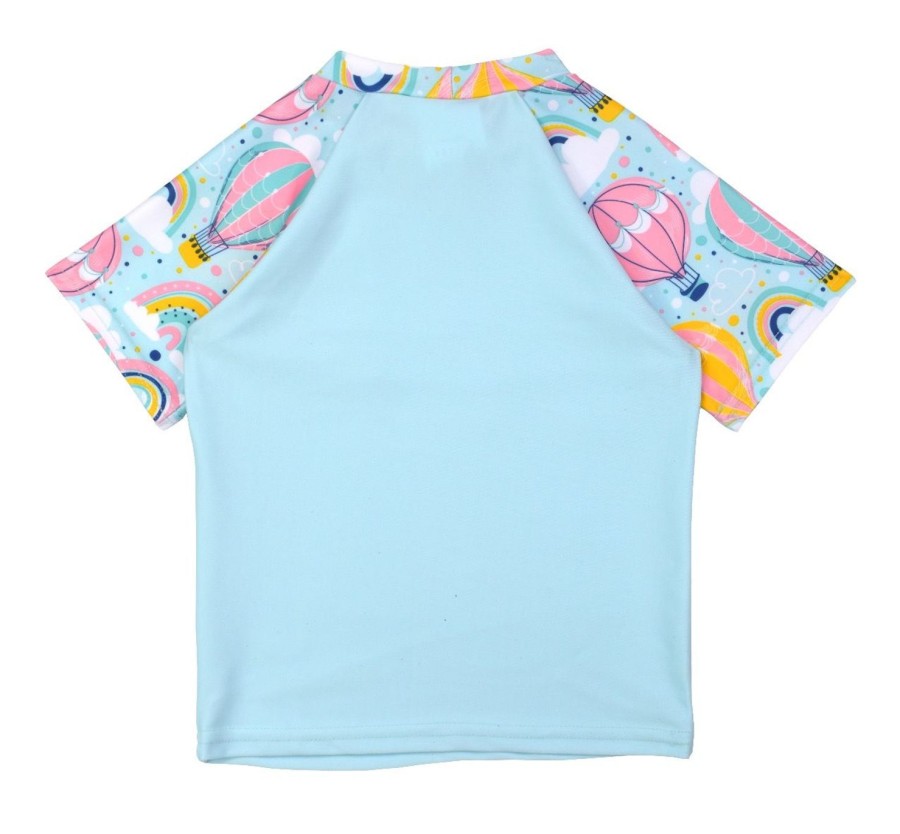 Toddler Swimwear Water Babies Rash Tops | Up & Away Uv Short Sleeve Rash Top