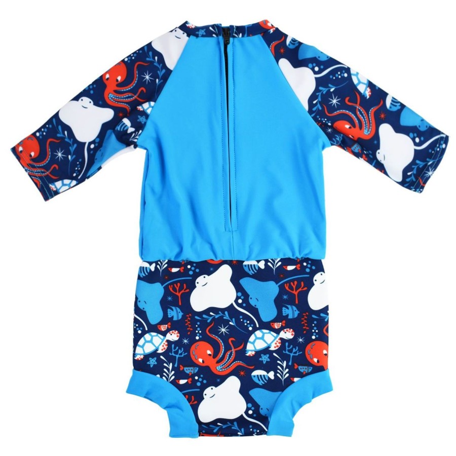 Baby Swimwear Water Babies Happy Nappy Sunsuit | Under The Sea Happy Nappy Sunsuit