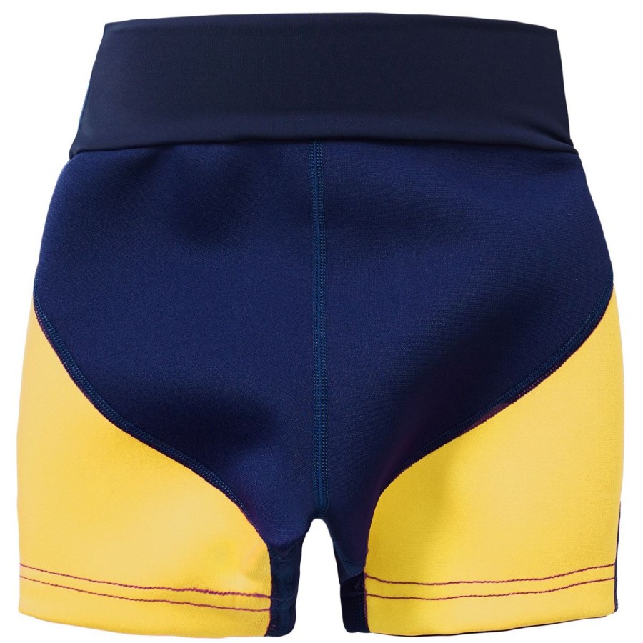 Toddler Swimwear Water Babies Splash Jammers | Navy & Yellow Child Splash Jammers