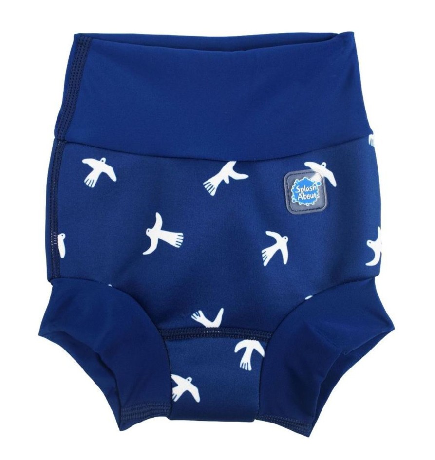 Baby Swimwear Water Babies Happy Nappy | White Birds Happy Nappy