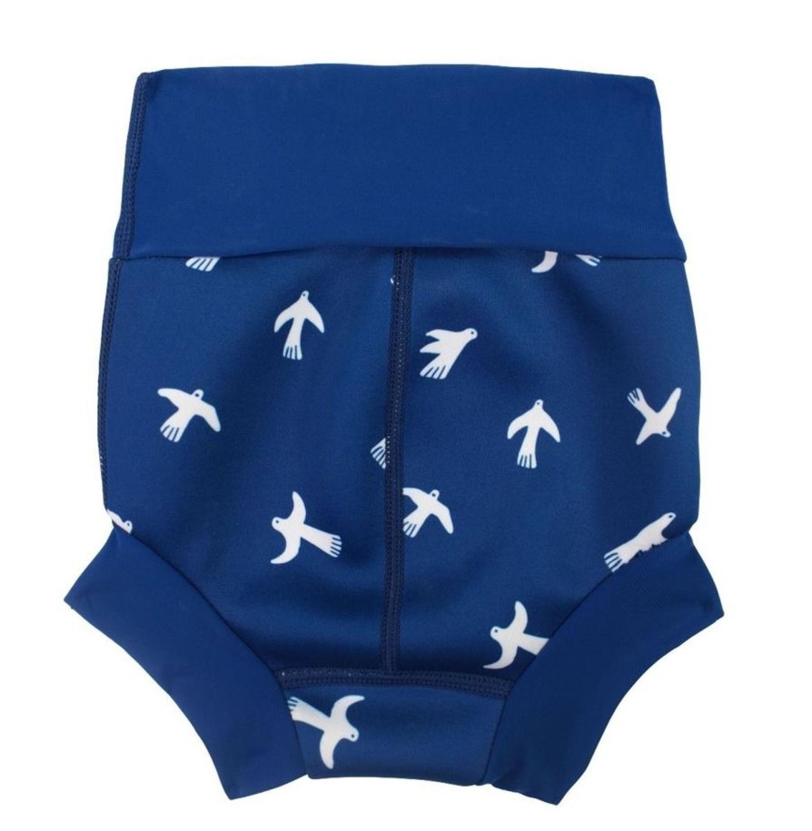 Baby Swimwear Water Babies Happy Nappy | White Birds Happy Nappy