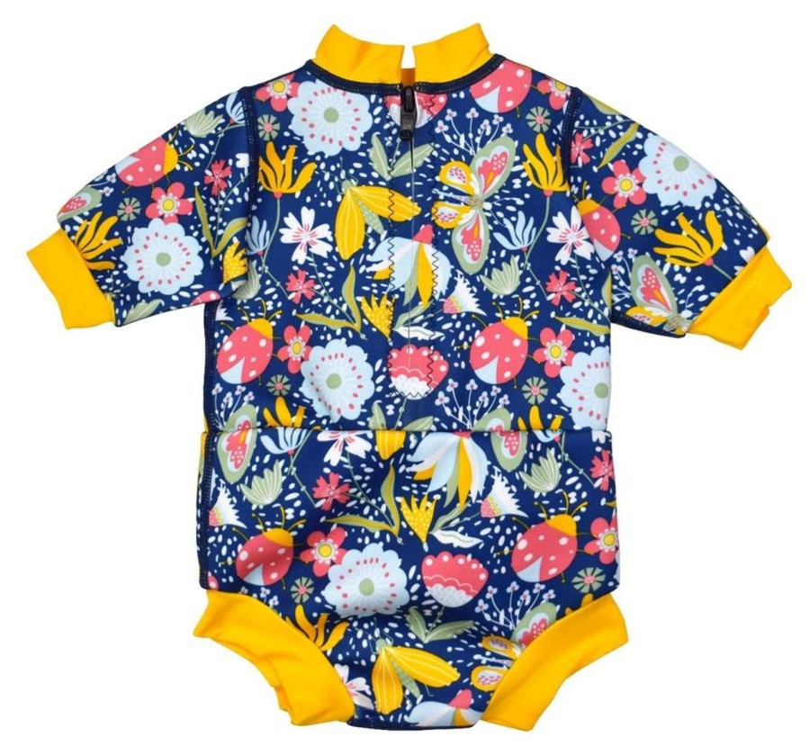 Baby Swimwear Water Babies Happy Nappy Wetsuit | Garden Delight Happy Nappy Wetsuit